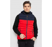 Жилетка мужская демисезонная, цвет сине-красный, 244R2323.