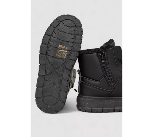 Кросівки жіночі зимові на хутрі, колір чорний, 248RMB07