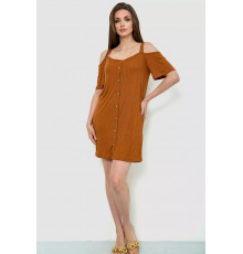Плаття, колір коричневий, 244R269