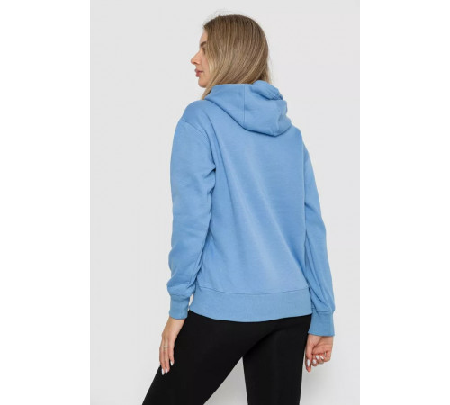 Худі жіночий на флісі, колір джинс, 242R053