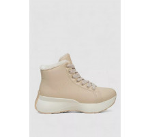 Ботинки зимние женские на меху, бежевый, 248RXM20