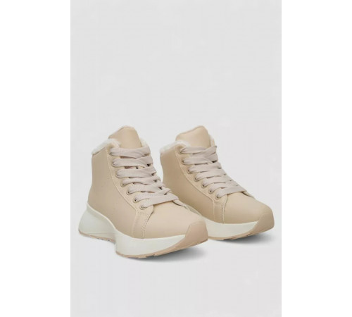 Черевики зимові жіночі на хутрі, колір бежевий, 248RXM20