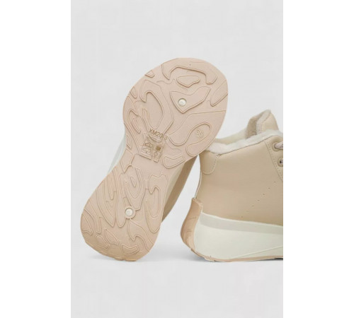 Черевики зимові жіночі на хутрі, колір бежевий, 248RXM20