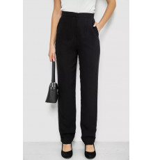 Штани жіночі класичні вільного крою, колір чорний, 167R2810