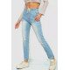 Джинсы женские на резинке, цвет голубой, 244R5006
