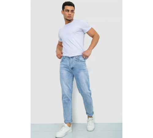 Джинси чоловічі тонкі літні, колір блакитний, 244R8615