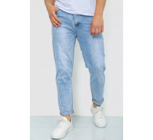 Джинсы мужские тонкие летние, цвет голубой, 244R8615.