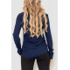 Блуза женская, цвет темно-синий, 172R135.