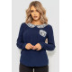Блуза женская, цвет темно-синий, 172R135.