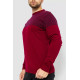 Светр чоловічий, колір бордово-синій, 161R898