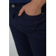 Штани чоловічі однотонні, колір темно-синій, 243R9107