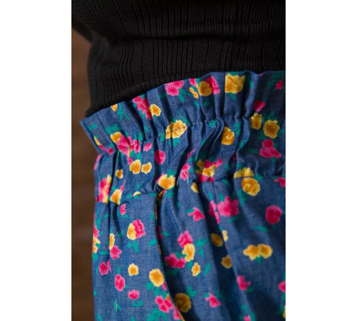 Шорти жіночі, колір джинс, 172R20