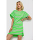 Туніка в смужку, колір салатовий, 238R801