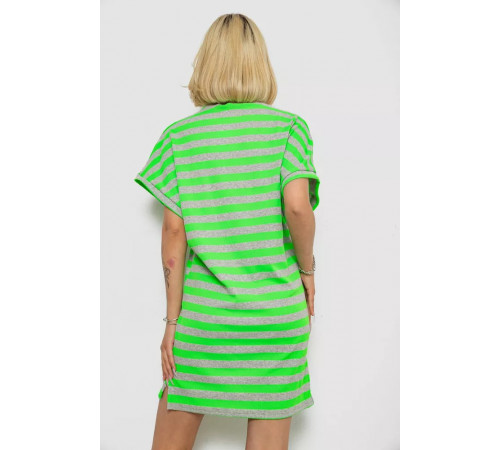 Туніка в смужку, колір салатовий, 238R801