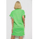 Туніка в смужку, колір салатовий, 238R801