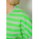 Туніка в смужку, колір салатовий, 238R801
