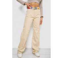 Джинси жіночі, колір світло-бежевий, 250R00160