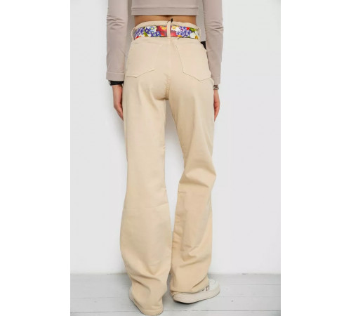 Джинси жіночі, колір світло-бежевий, 250R00160