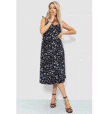 Сарафан із квітковим принтом, колір чорний, 102R333-2