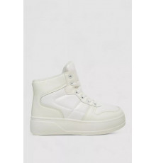 Кросівки жіночі зимові на хутрі, колір білий, 248RQT11