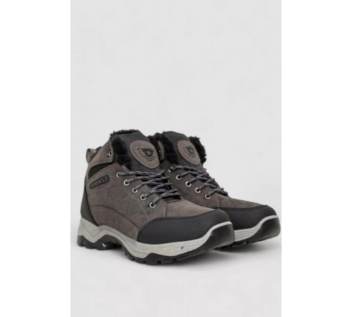 Черевики чоловічі на хутрі, колір сірий, 244R989