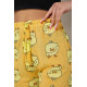 Штани жіночі домашні, колір жовтий, 238R58009