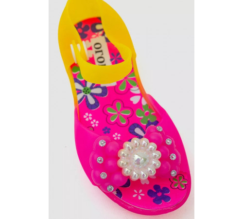 Босоножки детские, цвет розовато-желтый, 243ROG005