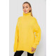Свитер гольф женский шерстяной, цвет желтый, 244R2050