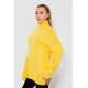 Свитер гольф женский шерстяной, цвет желтый, 244R2050