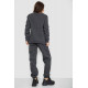 Спортивный женский костюм на флисе, цвет серый, 247R2021