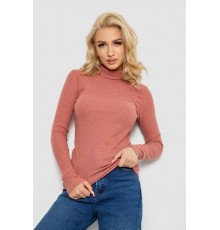 Гольф женский в рубчике, цвет темно-коралловый, 238R505.