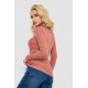 Гольф женский в рубчике, цвет темно-коралловый, 238R505.