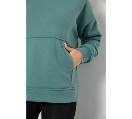 Худые женский на флисе, цвет оливковый, 177R057