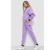 Спорт костюм женский на флисе, цвет сиреневый, 115R0493