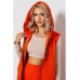 Костюм женский на флисе тринитка, цвет оранжевый, 102R7725.
