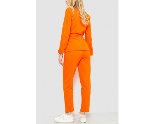 Костюм женский повседневный, цвет оранжевый, 115R0507. Костюм женский повседневный, цвет оранжевый, 115R0507.