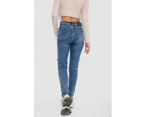 Джинси жіночі Mom-fit стрейч, колір синій, 244R1162-1 Джинси жіночі Mom-fit стрейч, колір синій, 244R1162-1