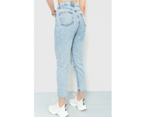Джинси жіночі MOM, колір блакитний, 164R5570 Джинси жіночі MOM, колір блакитний, 164R5570