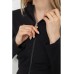 Костюм женский в рубчик, цвет черный, 244R14302