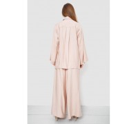 Костюм женский свободного кроя жатка, бежевый, 102R5264