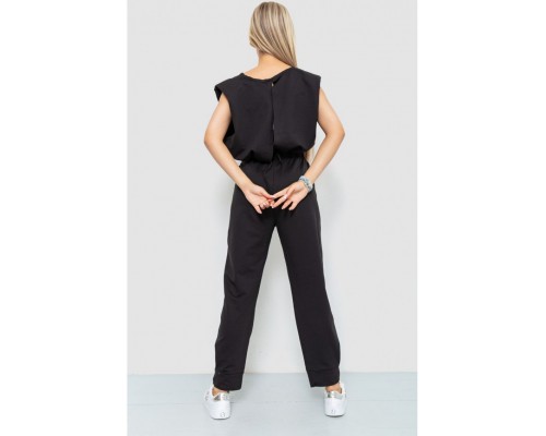 Костюм женский повседневный, цвет черный, 115R0446-1. Костюм женский повседневный, цвет черный, 115R0446-1.