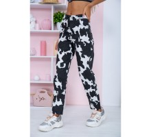 Джинсы женские, цвет черно-белый, 164R998