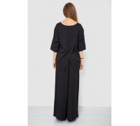 Костюм женский ткань лен жатка, цвет черный, 102R5263