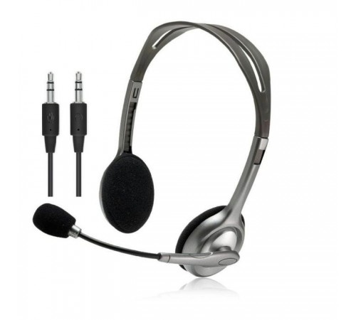 Наушники Logitech H110 Stereo Headset with 2*3pin jacks (981-000271) Наушники Logitech H110 Stereo Headset with 2*3pin jacks (981-000271)