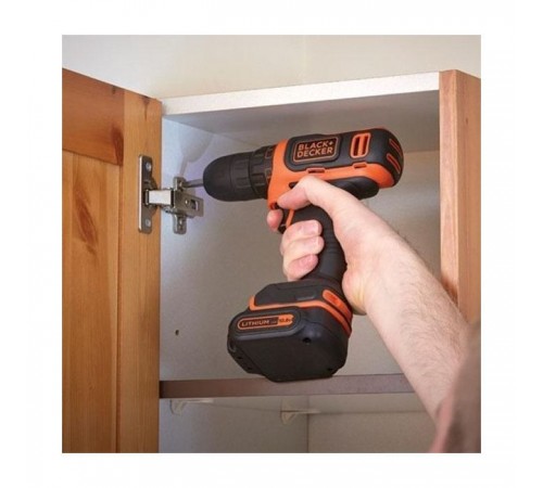 Шуруповерт Black&Decker BDCDD12, 10.8V, 26Нм, Li-Ion (BDCDD12) Шуруповерт Black&Decker BDCDD12, 10.8V, 26Нм, Li-Ion (BDCDD12)