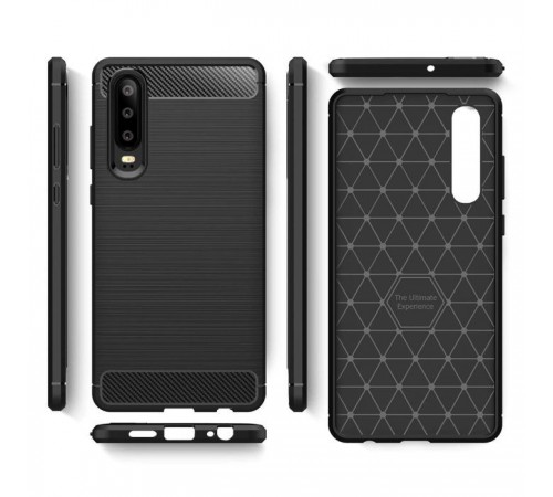 Чехол для мобильного телефона Laudtec для Huawei P30 Carbon Fiber (Black) (LT-P30B) Чехол для мобильного телефона Laudtec для Huawei P30 Carbon Fiber (Black) (LT-P30B)