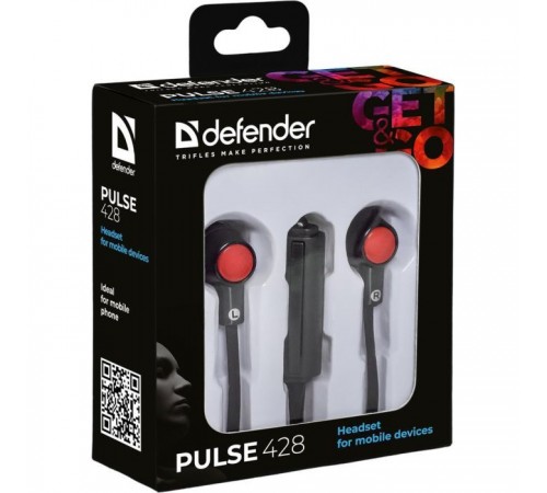 Навушники Defender Pulse 428 Black (63428) Навушники Defender Pulse 428 Black (63428)