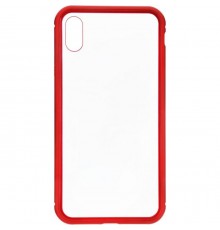 Чохол до мобільного телефона Armorstandart Magnetic Case 1 Gen. iPhone XS Max Clear/Red (ARM53391)