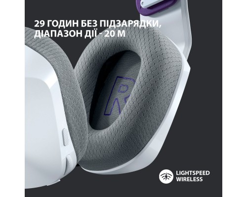 Навушники Logitech G733 Lightspeed Wireless RGB Gaming Headset White (981-000883) Навушники Logitech G733 Lightspeed Wireless RGB Gaming Headset White (981-000883)