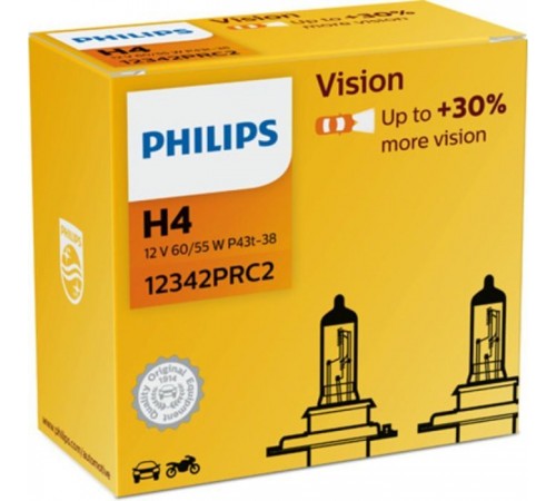 Автолампа Philips галогенова 60/55W (12342 PR C2) Автолампа Philips галогенова 60/55W (12342 PR C2)